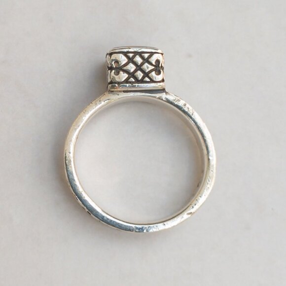 Sterling Silver 925 Onyx Ring | Size 5 ¼ | Silpada Maker - Picture 5 of 11